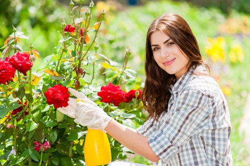 Eco-friendly recycling process for garden waste at Gardeners Temple